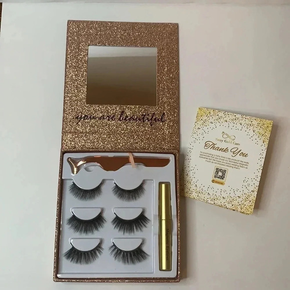 Waterproof Magnetic Mink Lash with Case & Mirror New - Picture 3 of 8